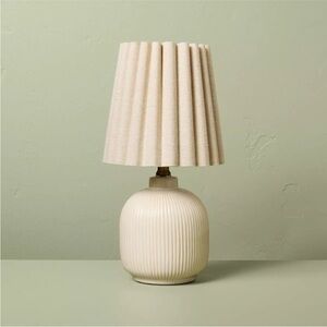 Hearth & Hand Magnolia Ribbed Ceramic Table Lamp Cream/Oatmeal